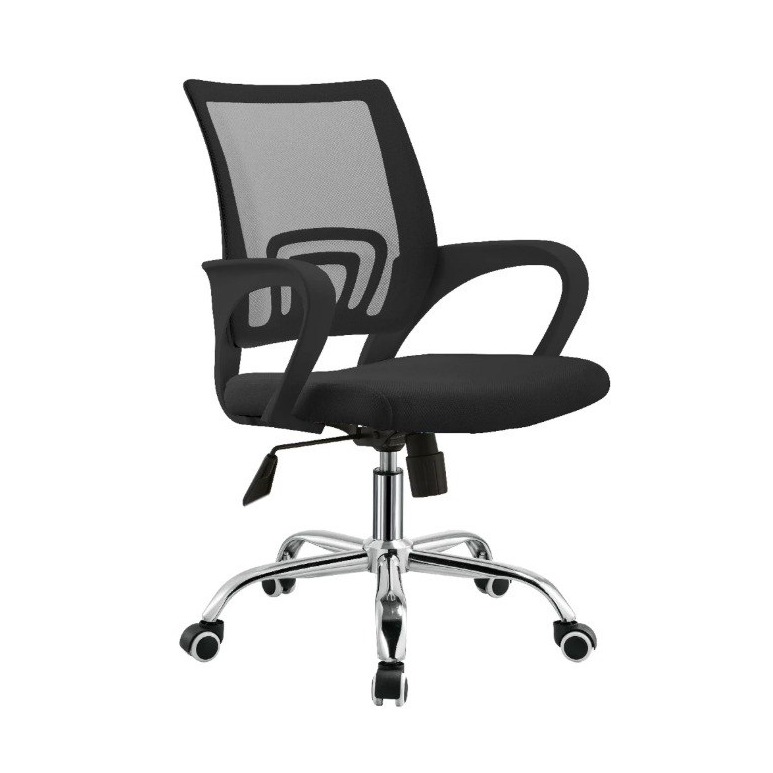 Silla Giratoria de Malla — Soporte Lumbar - Imagen 3